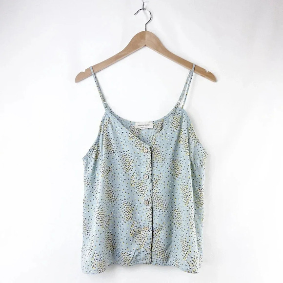 Saints & Hearts Tops - Saints & Hearts Floral Spaghetti StrapTank Top Size L